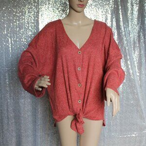 Long sleeve red, sweater tee